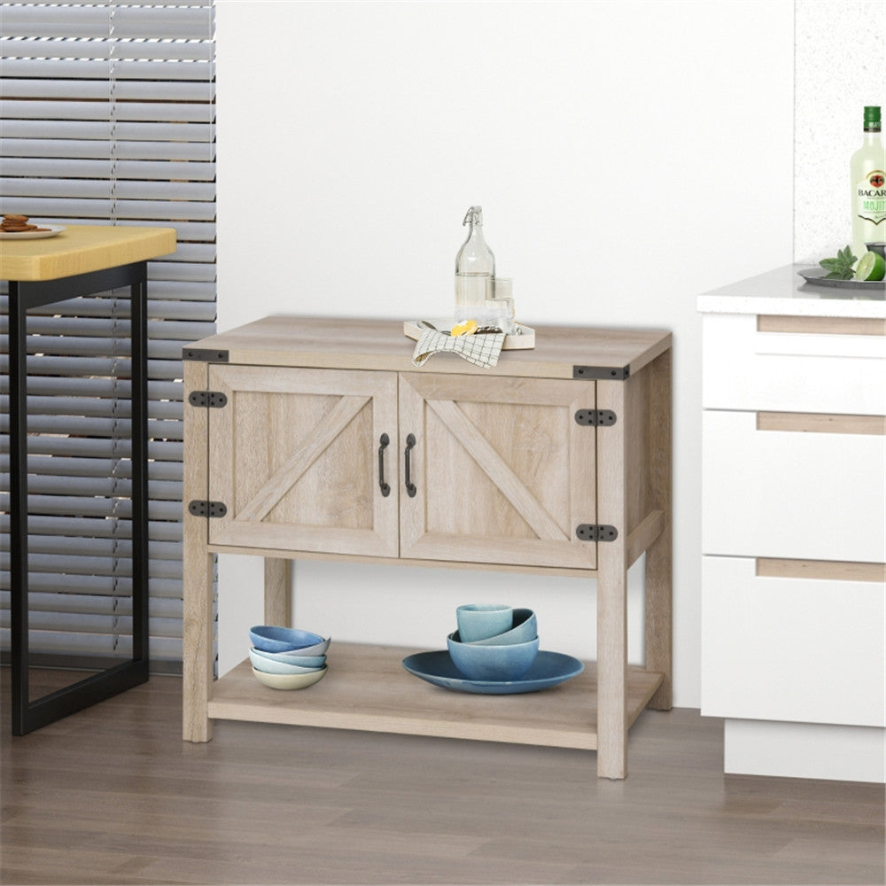 Versatile Kitchen Sideboard: Stylish Storage Cabinet and Coffee Bar Unit