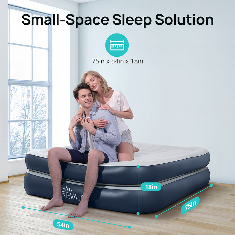 Evajoy Full Size Air Mattress with Built in Pump
