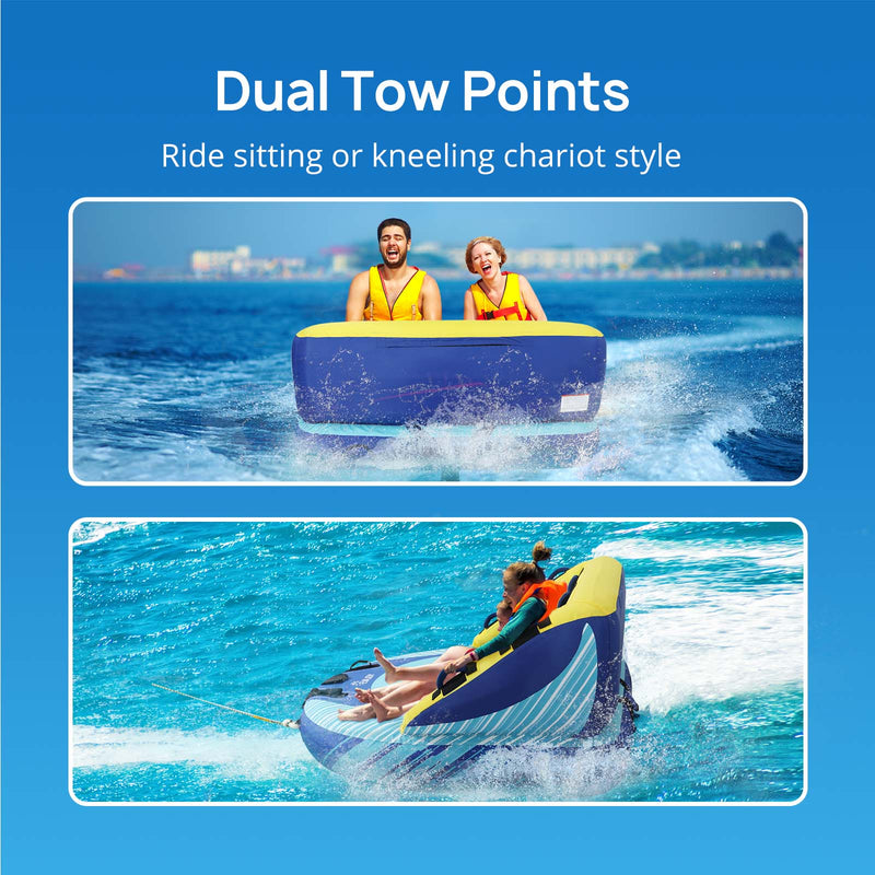EVAJOY 3 Person Towable Tube for Boating
